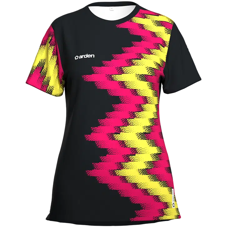 Maillot femme de football personnalisé à manches courtes