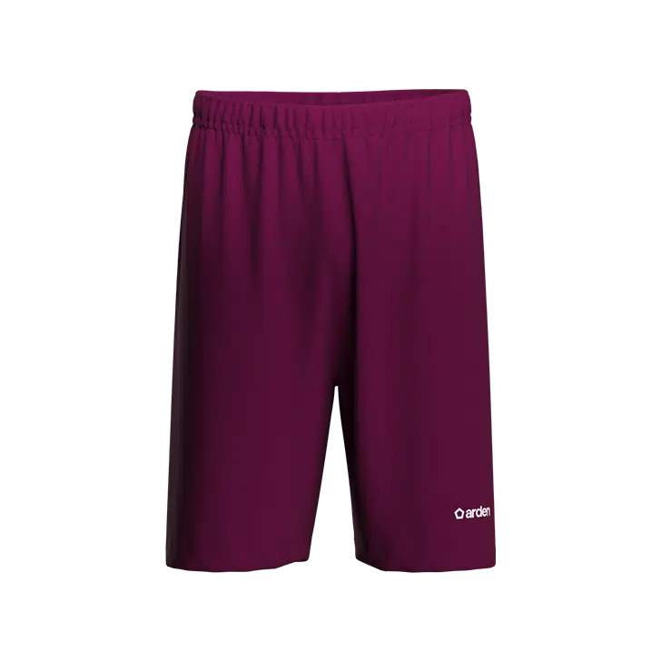 Short homme de basket-ball personnalisé bordeaux