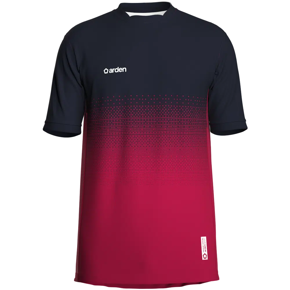 Maillot de football Pro personnalisé noir à manches courtes