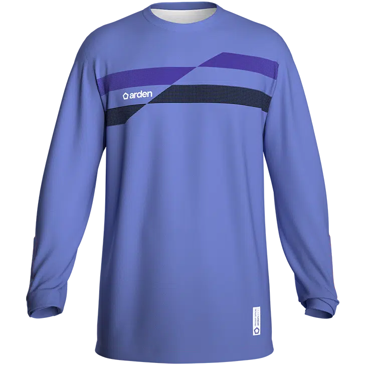 Maillot de gardien de handball personnalisé bleu et violet
